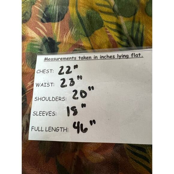 Soft Surroundings Boho Midi Dress Pockets Jungle Print XL - Picture 10 of 13